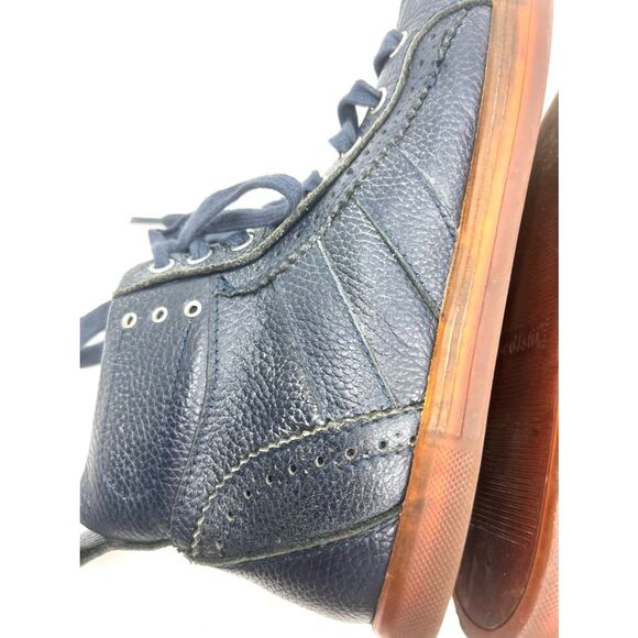 Bed Stu Brentwood Mens 8.5 M EU 41.5 Navy Blue Leather Hi-Top Sneakers main image 14